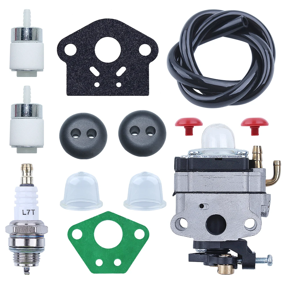 Carburetor Fuel Filter Line For Troy-Bilt TB144 TB26CO TB415CS TB465SS Gas Trimmer Replace For 753-1225 753-04296 753-05251