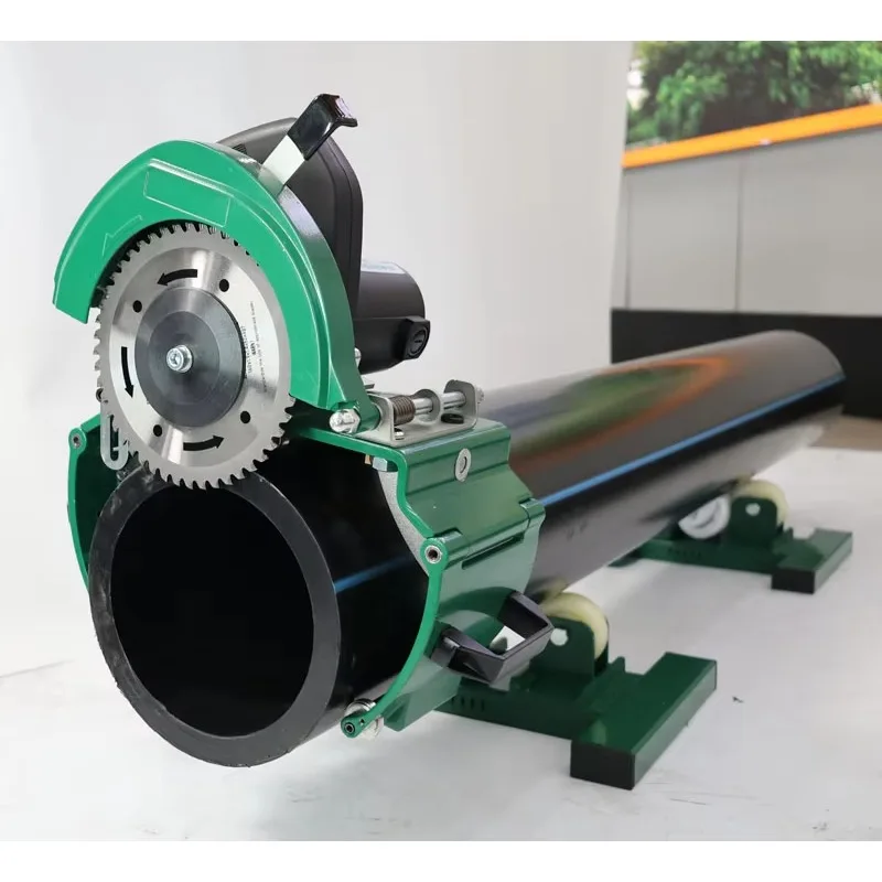 Segatrice manuale automatica per tubi per tubi in plastica PE PVC 40-200 Condizioni Nuovo
