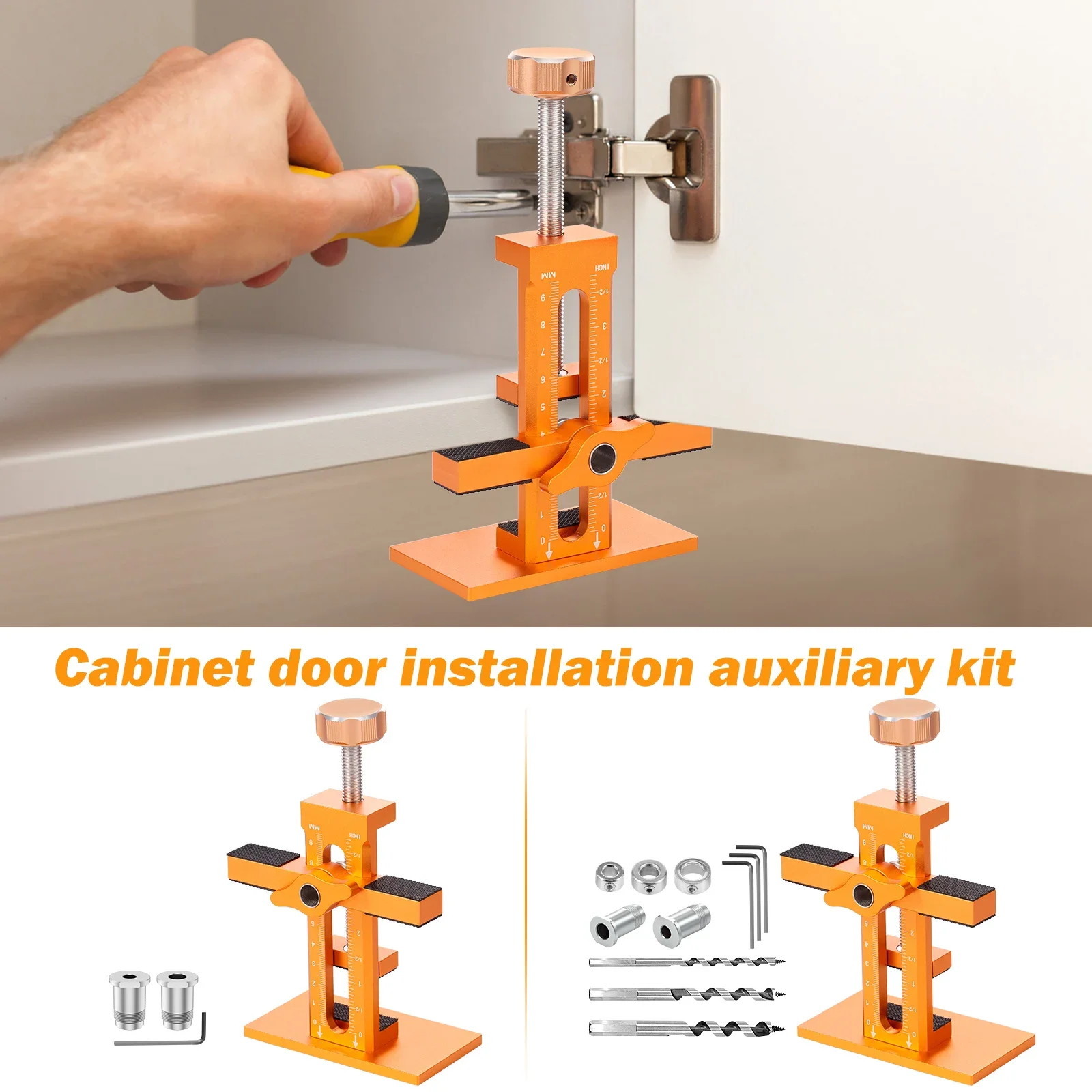 

Инструмент для позиционирования двери шкафа Регулируемый позиционер для установки двери шкафа со сверлом Монтажные проекты из алюминиевого сплава