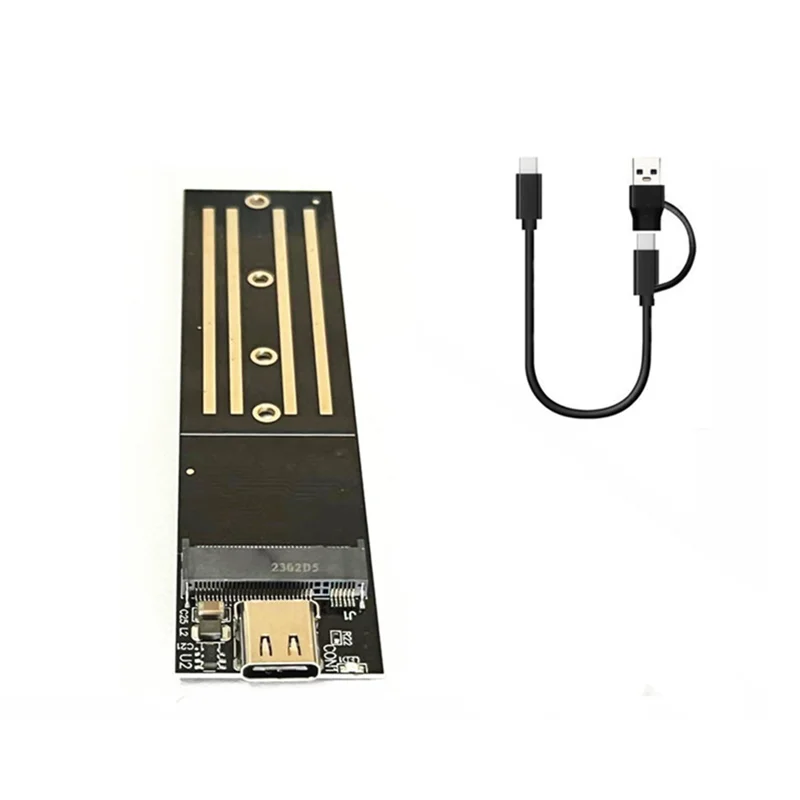 M.2 Ngff USB3.0 Type-C Conversion Card Sata Solid-State Disk to Serial Port Mobile Storage Conversion Card