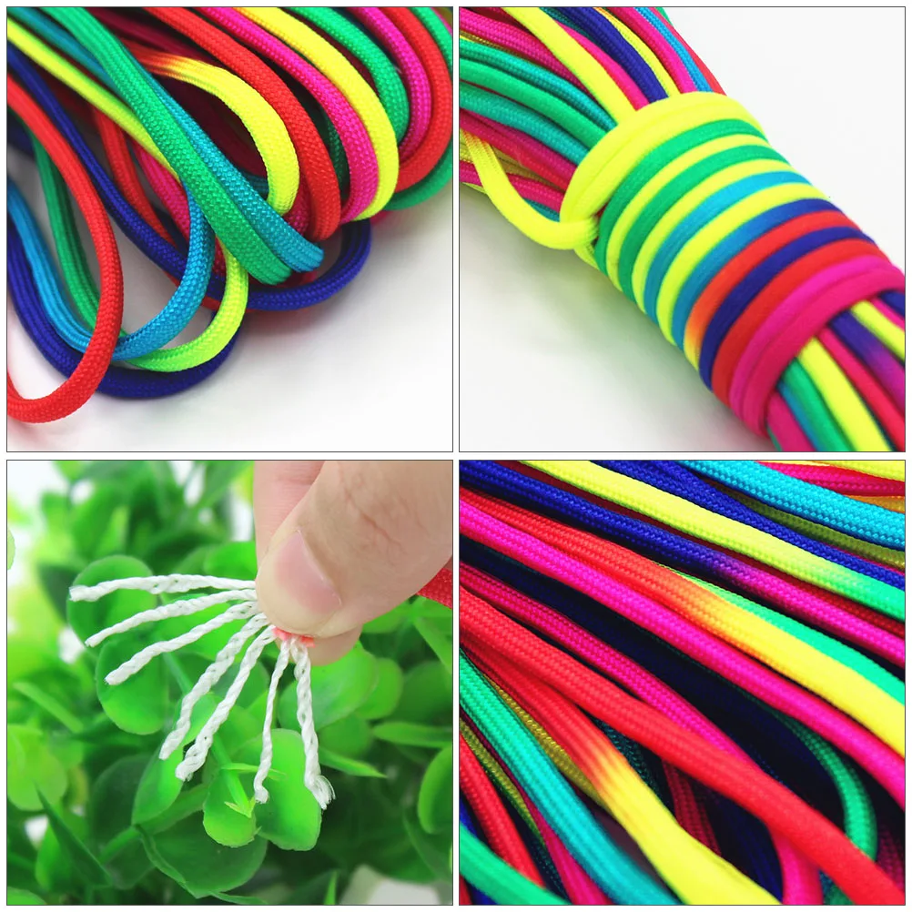 

Colorful 7-Strand Survival Rope Camping Hiking Outdoor Dog Collar DIY Bracelet Durable Lightweight