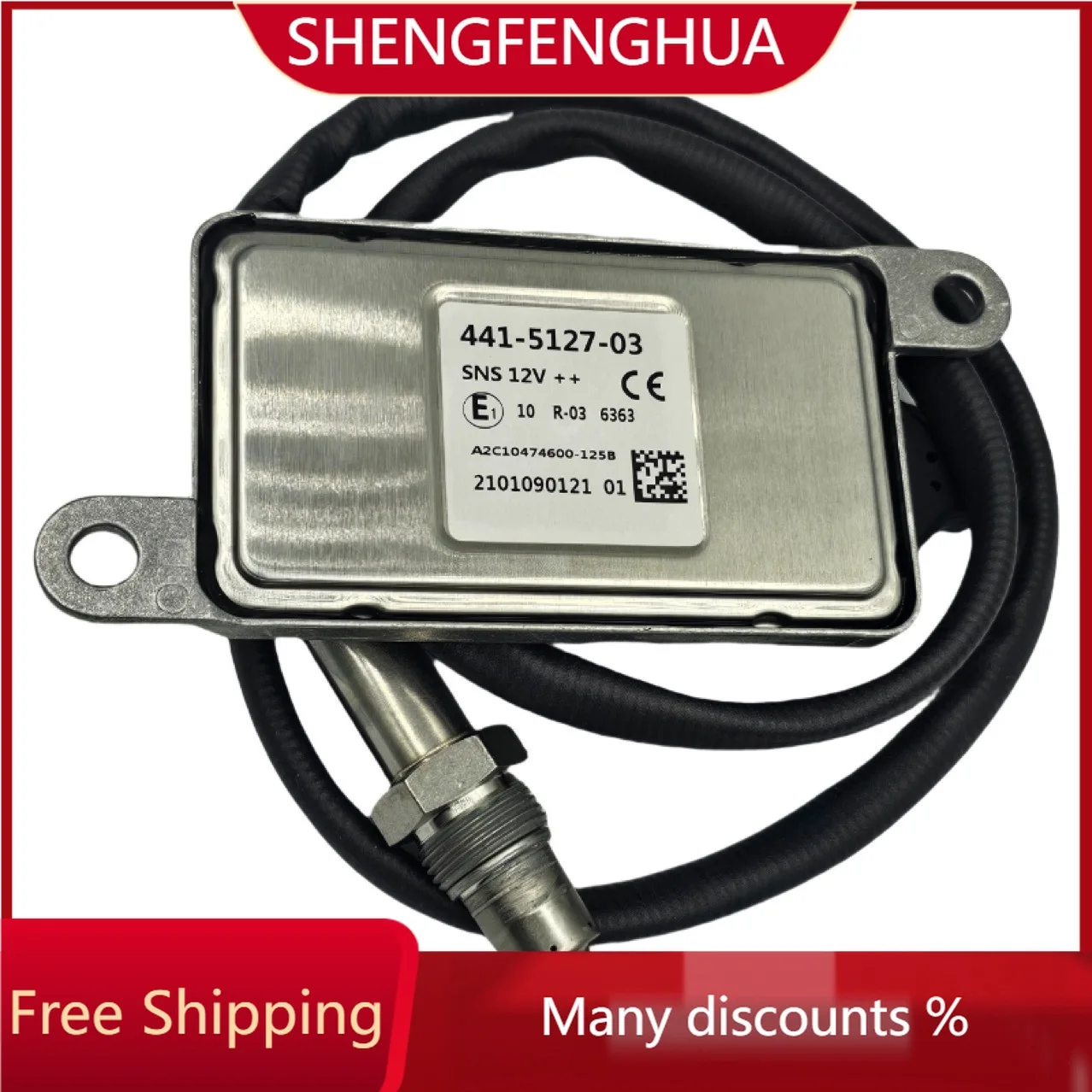SHENGFENG HUA Free Shipping 441-5127-03 441512703 Nitrogen Oxygen Sensor For Carter 24V NOX SENSOR SHENGFENGHUA-QY