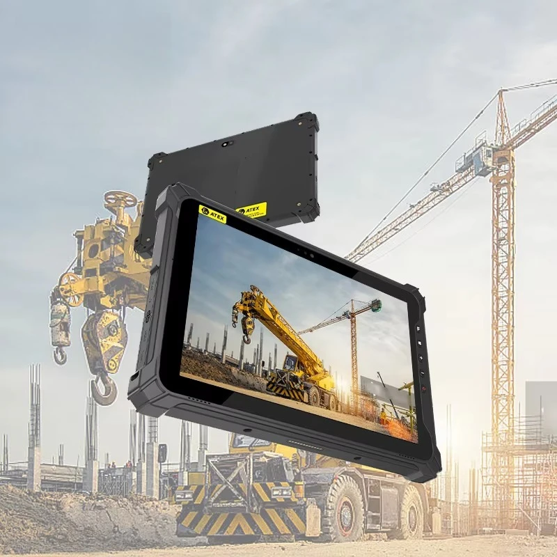 Tablet Industrial à Prova de Explosão 17IJ (EX) de 10,1 Polegadas com Montagem Veicular VUMI17J (Opcional) Windows 10 11 Tablet Robusto Atex