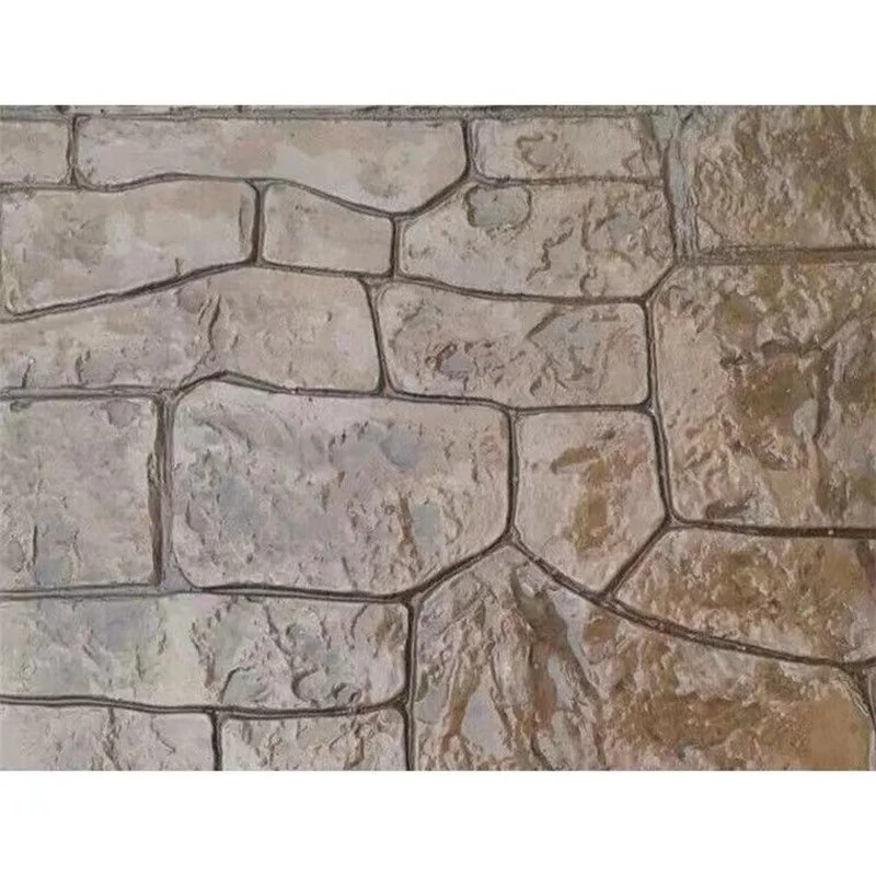 Cultural Stone Wall Embossed Floor Mold Cement, Antique Green Brick Art, Paving Construction, 75cm, 30cm