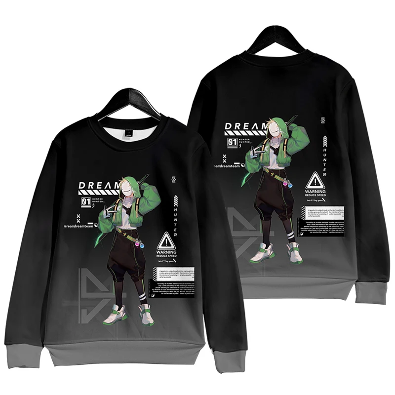 

Game Dream Clothing Long sleeved T-shirt Surrounding Dreamwashaken Same Men's and Women's Round Neck Sweater