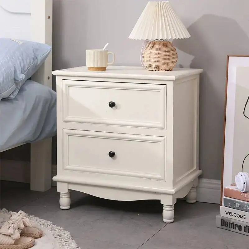 

Storage Nordic Bedside Table Filing Cabinets Librero Corner White Nightstand Wood Drawers Bedroom Muebles Replica Furniture