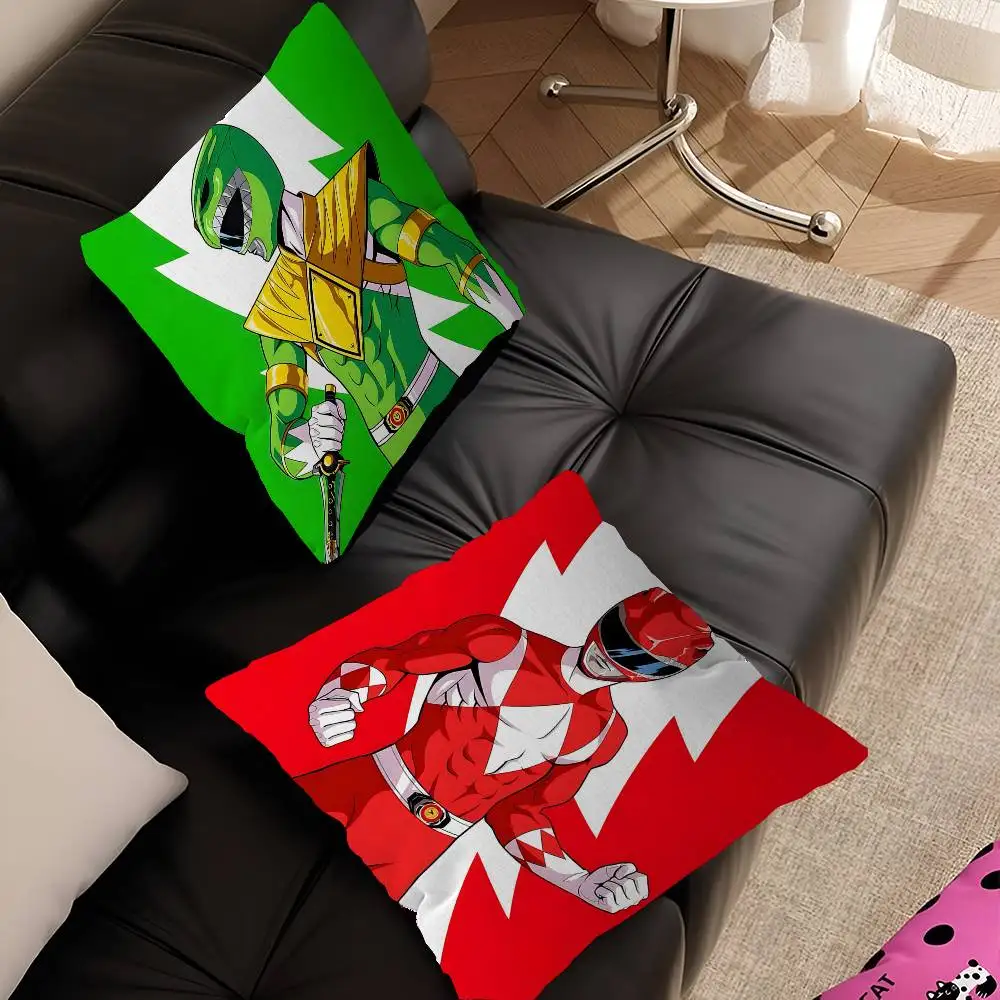 M-Mighty M-Morphin Power Rangers Pillow Gift Home Office Decoration Pillow Bedroom Sofa Car Cushion CoverPillow Case