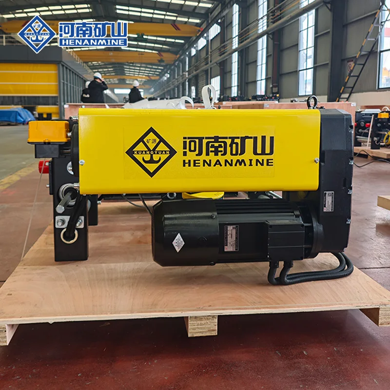 European Design 10ton Electric Traveling Wire Rope Hoist I-beam Traveling Workshop Light Duty