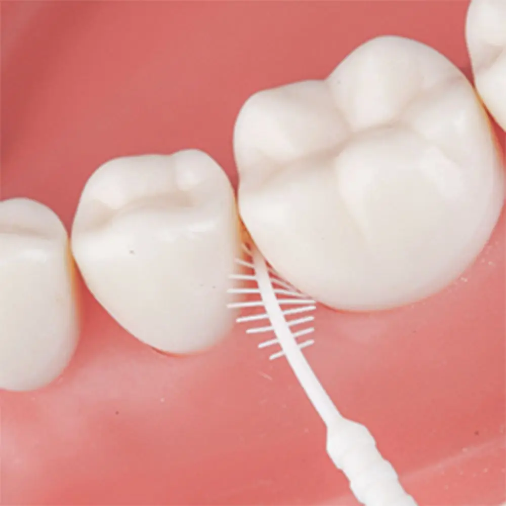 

300/60 шт. одноразовые двусторонние зубочистки-щетки в форме рыбьей кости, портативные, для ухода за деснами и чистки полости рта