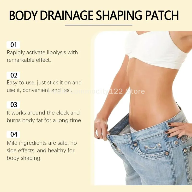 

10Pcs Body Shaping Patches Fast Burning Fat Lymphatic Patches Stickers Big belly patch knee lumbar spine shoulder and neck patch