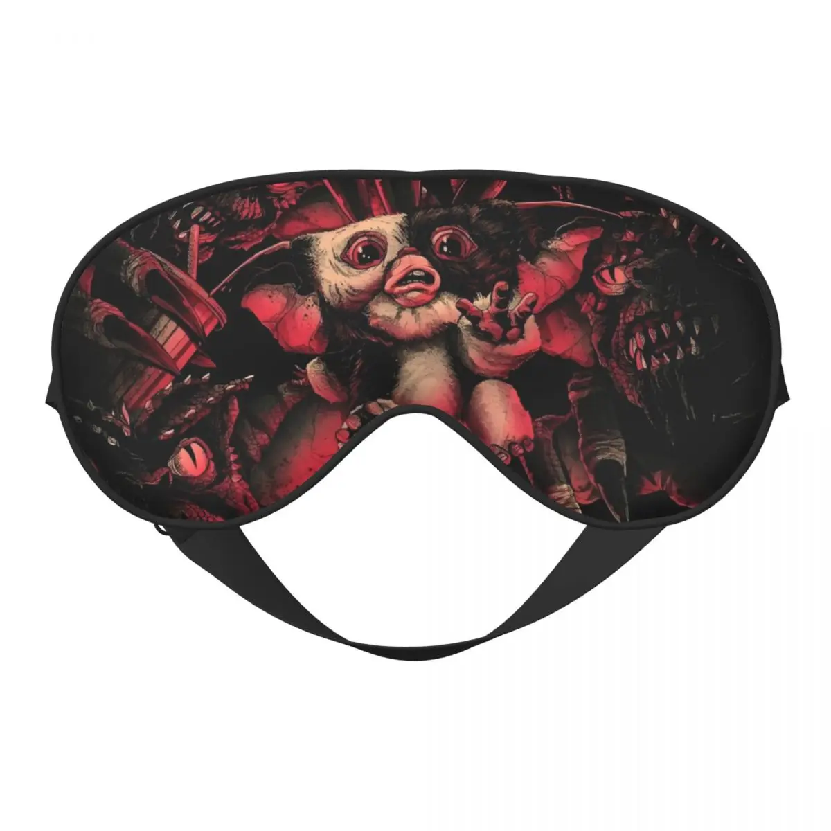 

Funny G-Gremlinses Soft Eye Mask Double Side Gizmo 80s Movie Monster Blindfold For Home Creative Block Out Light Eyepatch
