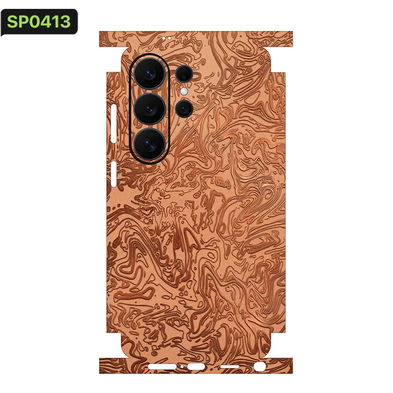 Image of 2026 Dekor-Skin für Samsung Galaxy S26 S25Ultra Plus S23 S24Ultra Rückseiten-Displayschutzfolie Abdeckung Wrap Steine Aufkleber