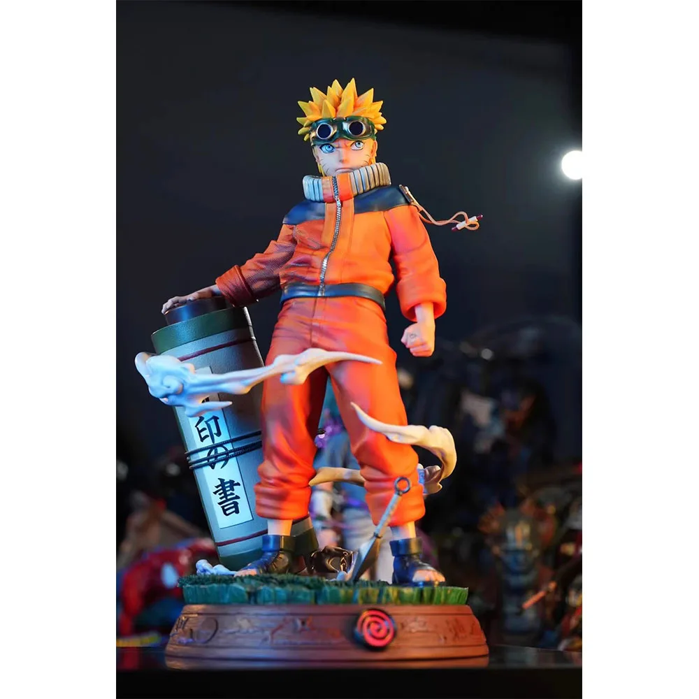 22CM Naruto Uzumaki Uchiha Sasuke Figurka Anime NARUTO Shippuden Fajny Model Golfowy na Biurko Zabawka Prezent Kolekcja Ozdoby PVC