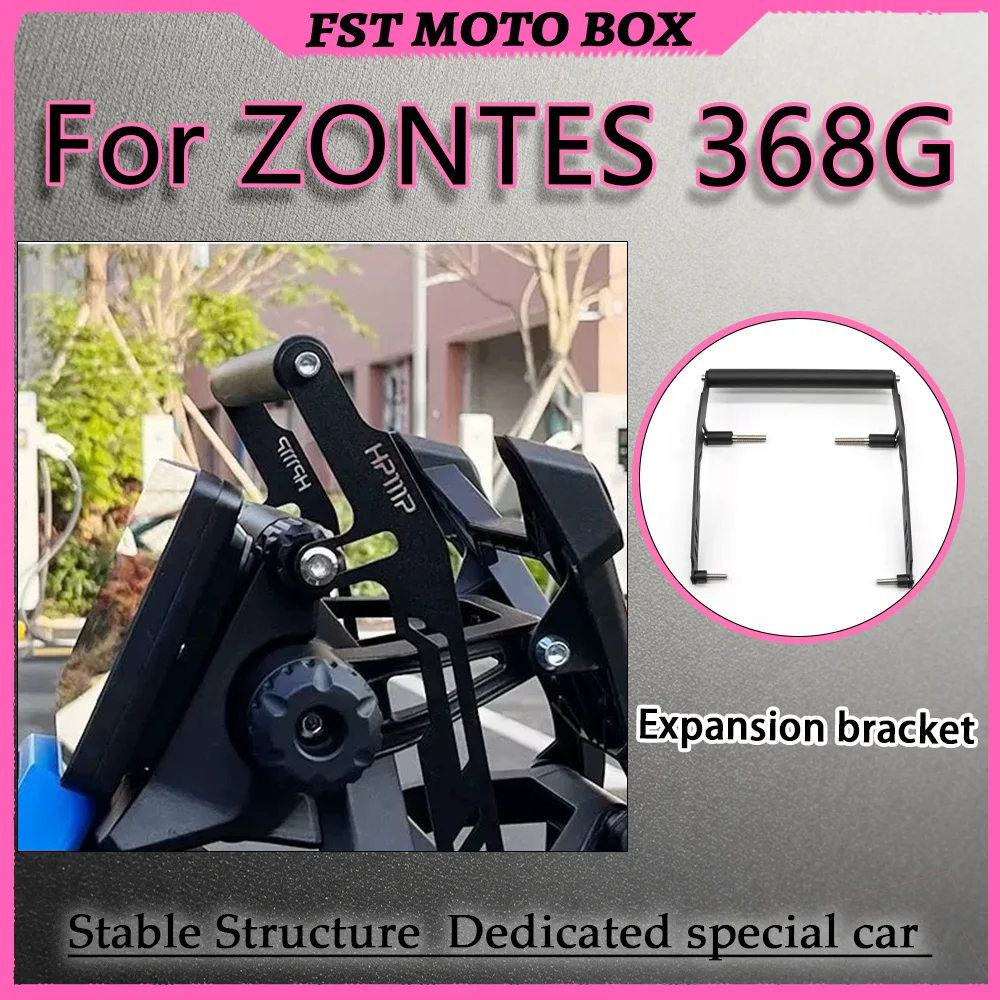 For ZONTES 368G Motorcycle Front Windshield Extension Bracket - Reinforced Support Structure Stable Non-Vibrating Long-Distance