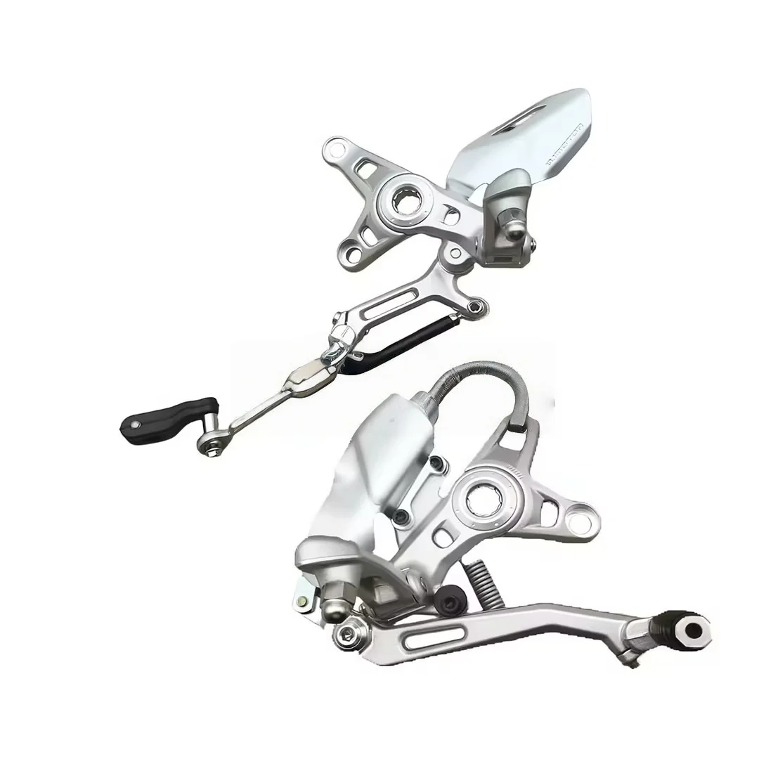 QJMOTOR SRK 921 RR Front Footpeg Assembly Left & Right Foot Rest Pedal Bracket Mount Replacement Motorcycle Parts