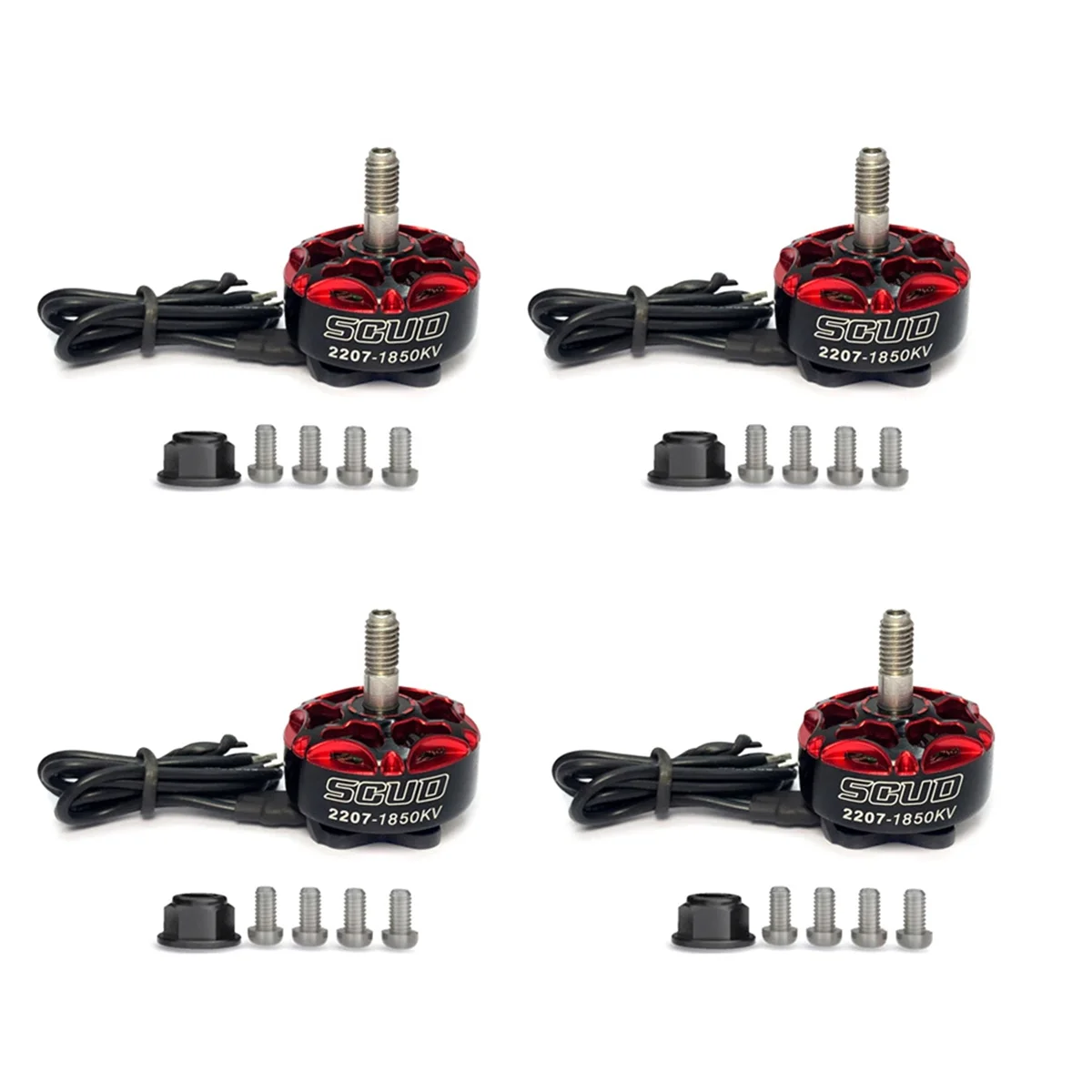 

AU32-YSIDO 4Pcs 2207 1850KV Brushless Motor for 7/8inch FPV Racing Drone Freestyle Quadcopter Multicopter