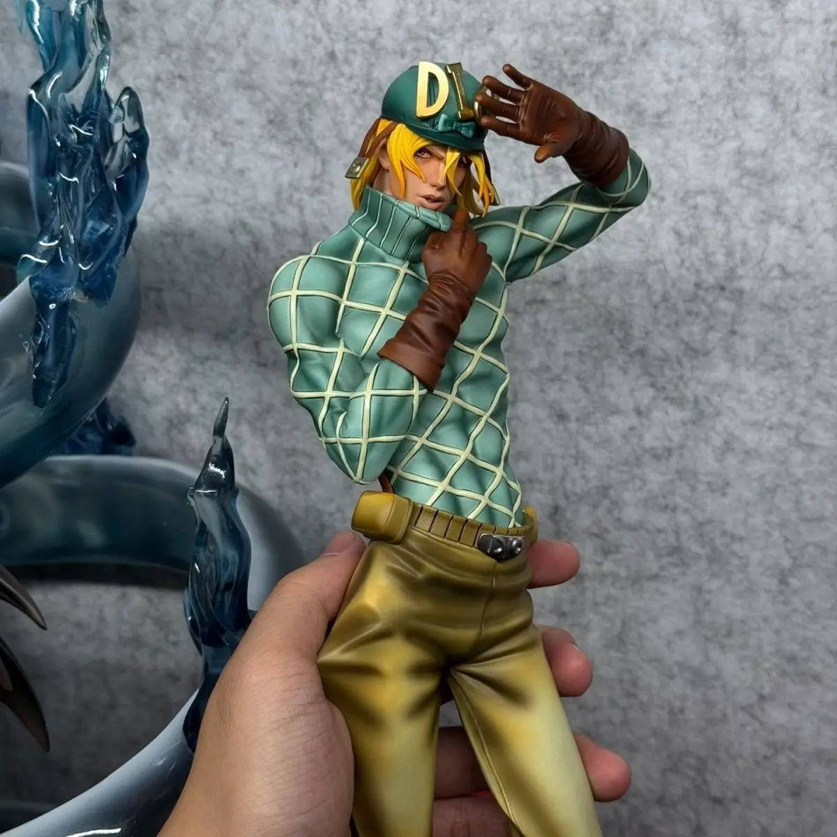 Anime Jojo Bizarre Adventure Diego Brando Actionfigur, GK-Modell, Desktop-Auto-Display, Sammlerstück, Dekoration für Anime-Fans
