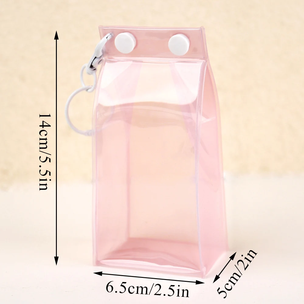 1Pc Thicken Transparent Mystery Box Organizer Box Keychain Bag Plush Dolls Protect Storage Pouch Toy Doll Gifts Bag Wallets