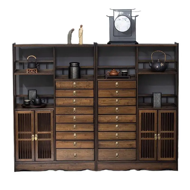 Shelf New Chinese side cabinet, display cabinet, shelf c