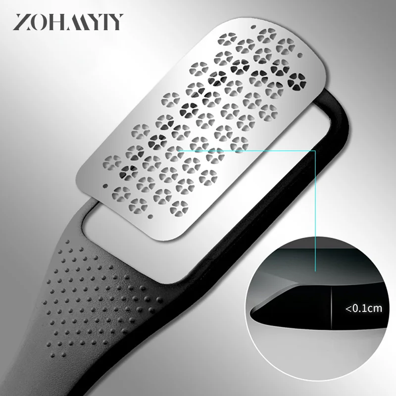 Professional Stainless Steel Callus Remover Foot File Scraper Pedicure Tools Dead Skin Remove for Heels Feet Care Products