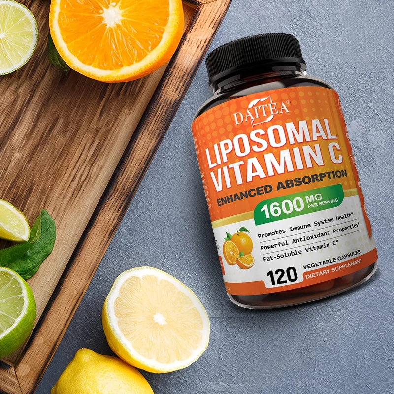 Liposomal Vitamin C - Supports Antioxidant and Nutrient Absorption, Provides VC Energy Supplement, and Promotes Immune Health