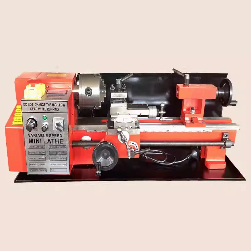 New Style Miniature Metal Lathe, Home Miniature Lathe DIY Tutorial, Multifunctional Mini Lathe, 550W Desktop Precision lathe