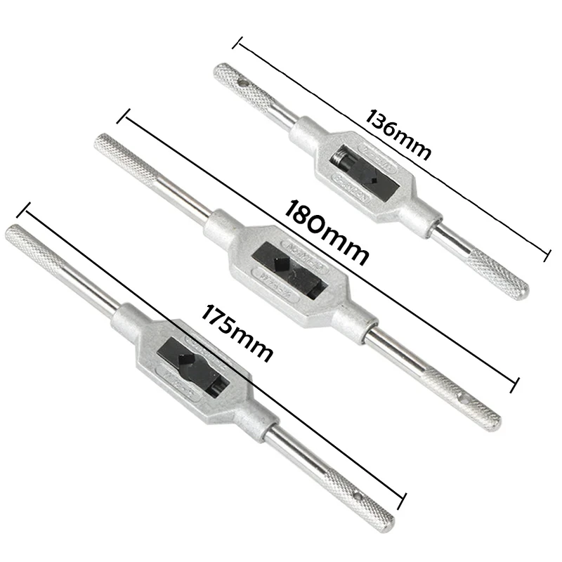 Imagem -06 - Tap de Mão e Die Wrench Tapping Torneira de Aço de Alta Velocidade M18 Thread Metric Handle Tapping Reamer Tool Dobradiça Reta Tocando Ferramentas
