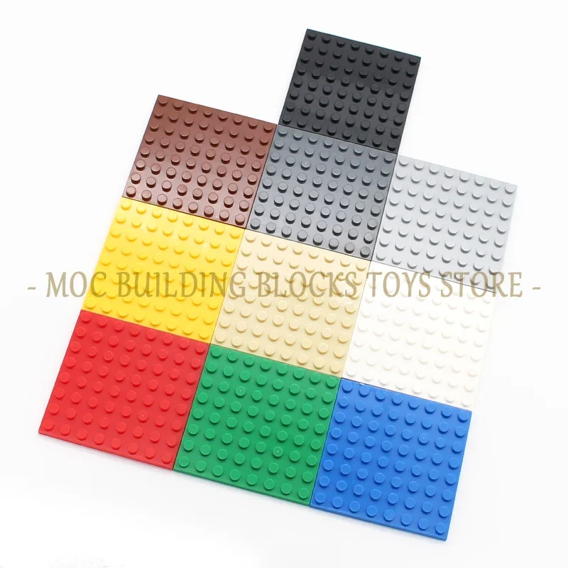 MOC Parts 41539 Plate 8x8 Building Blocks Bricks Classic DIY Enlighten Architectural Baseplate Compatibility Accessories Toys