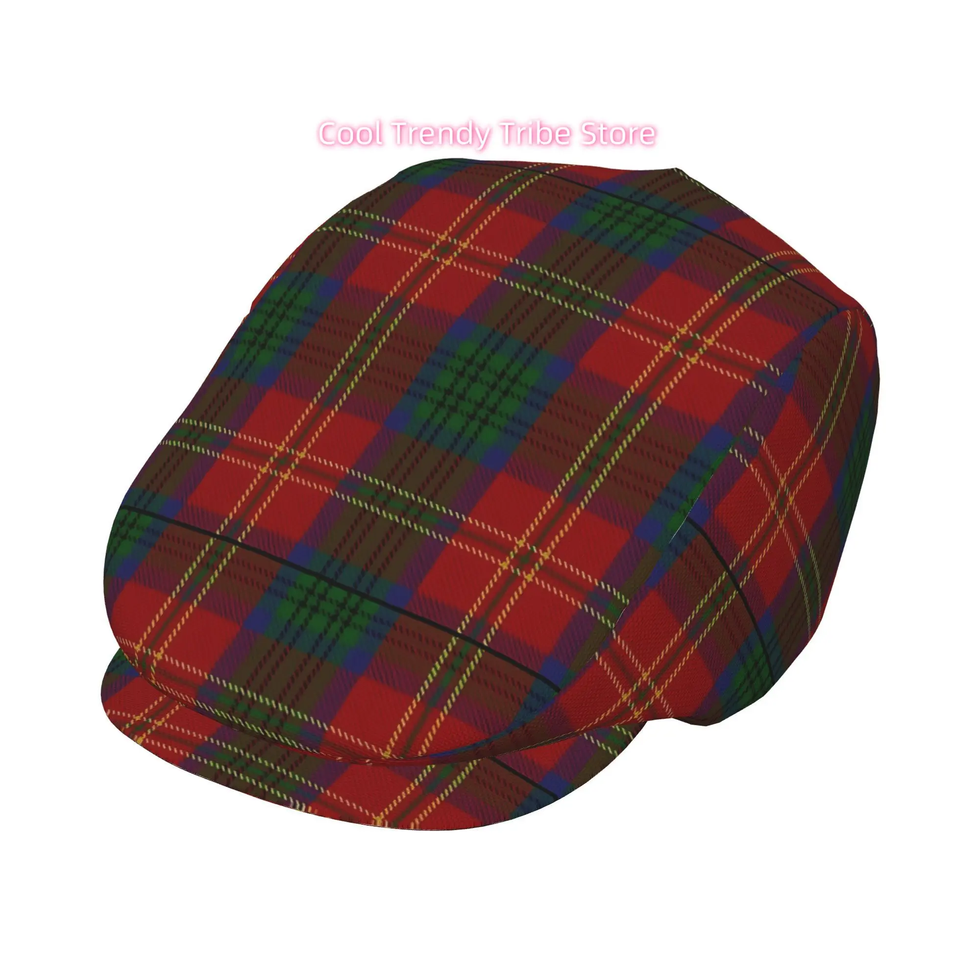 1pc Connolly clan surname last name Scottish Tartan All-over printed beret,  newsboy cap, unisex, a must-have fashion accessory