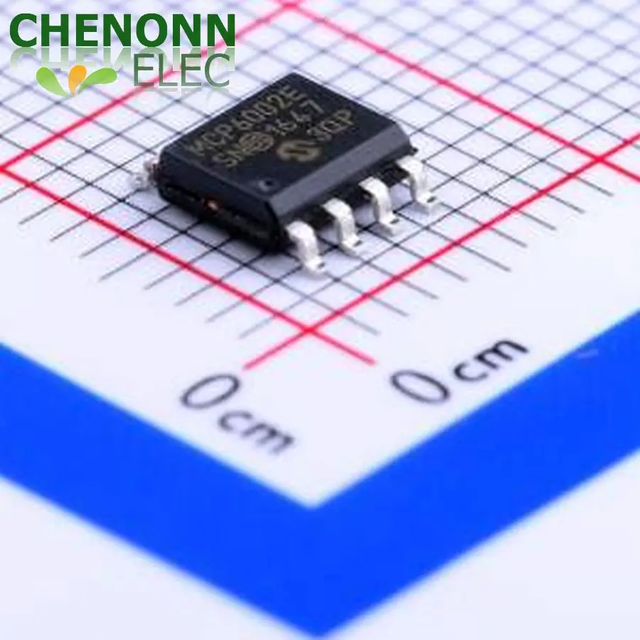 50PCS/LOT MCP6002T-E/SN (Amplifiers ICs)