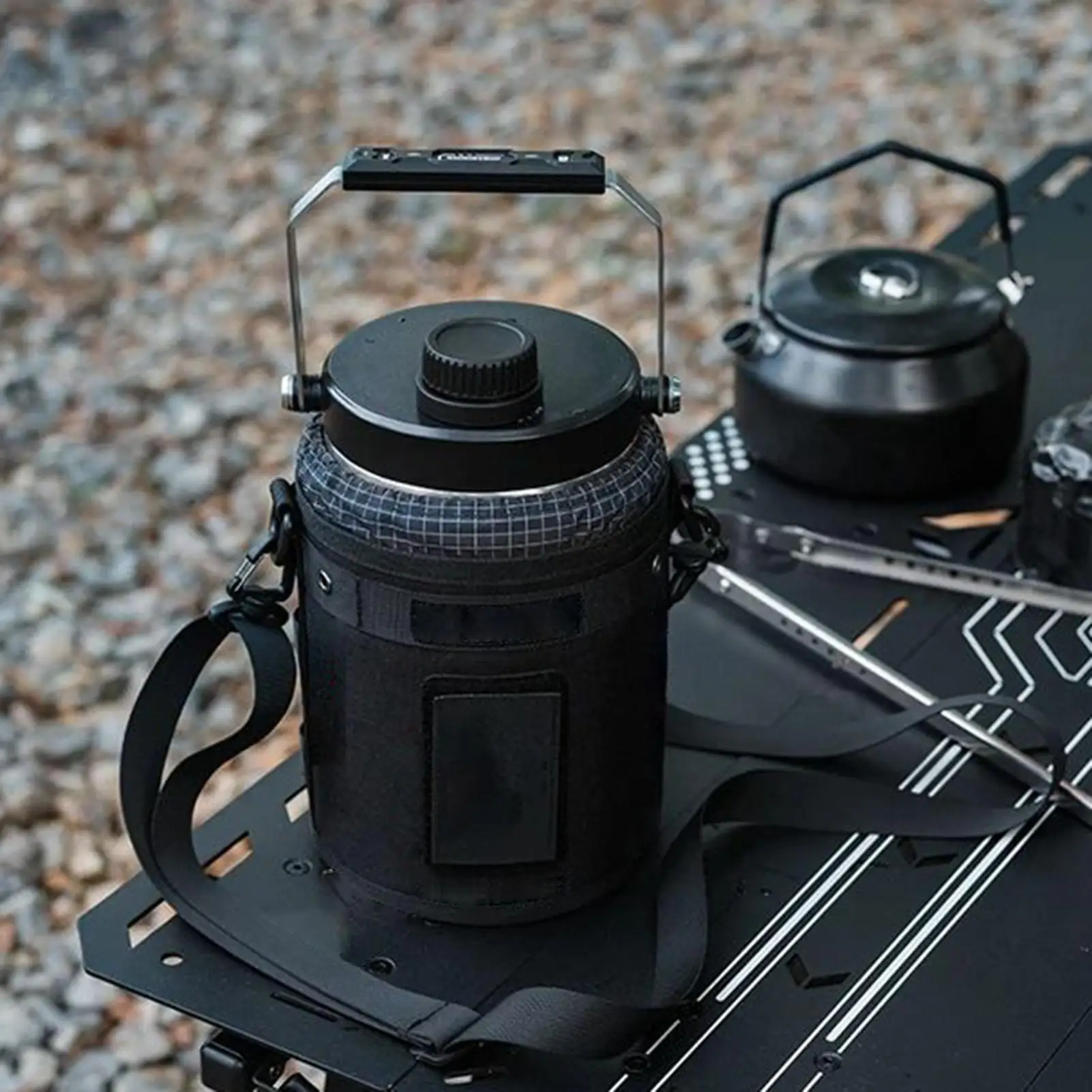 

Portable Camping Ice Cooler Bucket Stainless Steel Insulated Cool Storage Put Ice Storage Bucket Wine Chiller Bucket For Camping