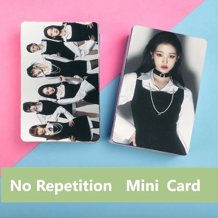 Series4 IVE Yujin Gaeul Wonyoung LIZ Rei Leeseo Group Plus Single Mini Card Wallet Lomo Card With Photo Album