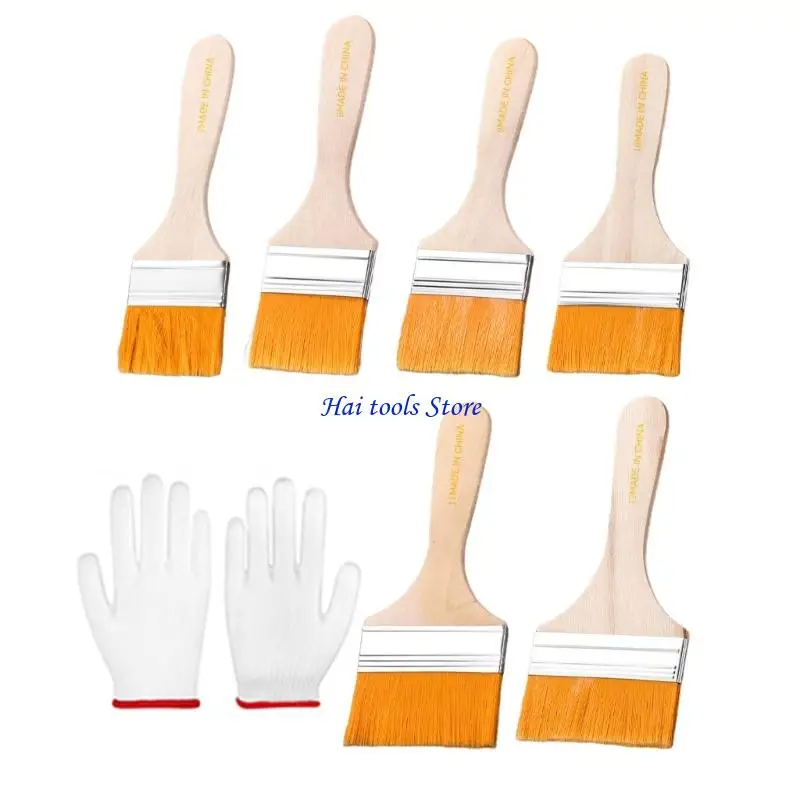 X37E Nylon Bristles Brushes Fine Detail Art BrushesPerfect For Artists And Cleaners