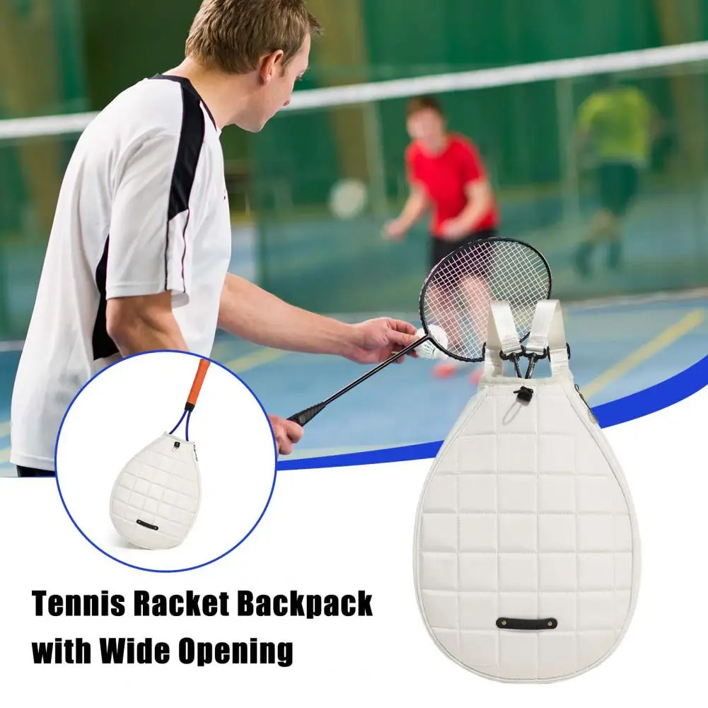 Tennis Bag One Shoulder Crossbody Tennis Racket Carrying Bag Racquet Cover Bag Badminton Storage BagS for Men Women