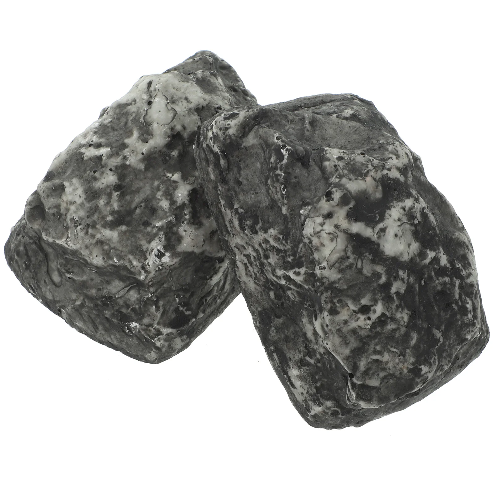 2 Pcs Stone Key Box Resin Hidden Storage Container Outdoor Keys Spare Hider Fake Stone Garden Decor Sculpture Statue Yard