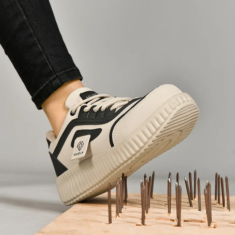 

Lightweight women Safety Shoes Comfor working shoe woman Safety Sneakers Breathable Non-Slip female summer Hiking work boots