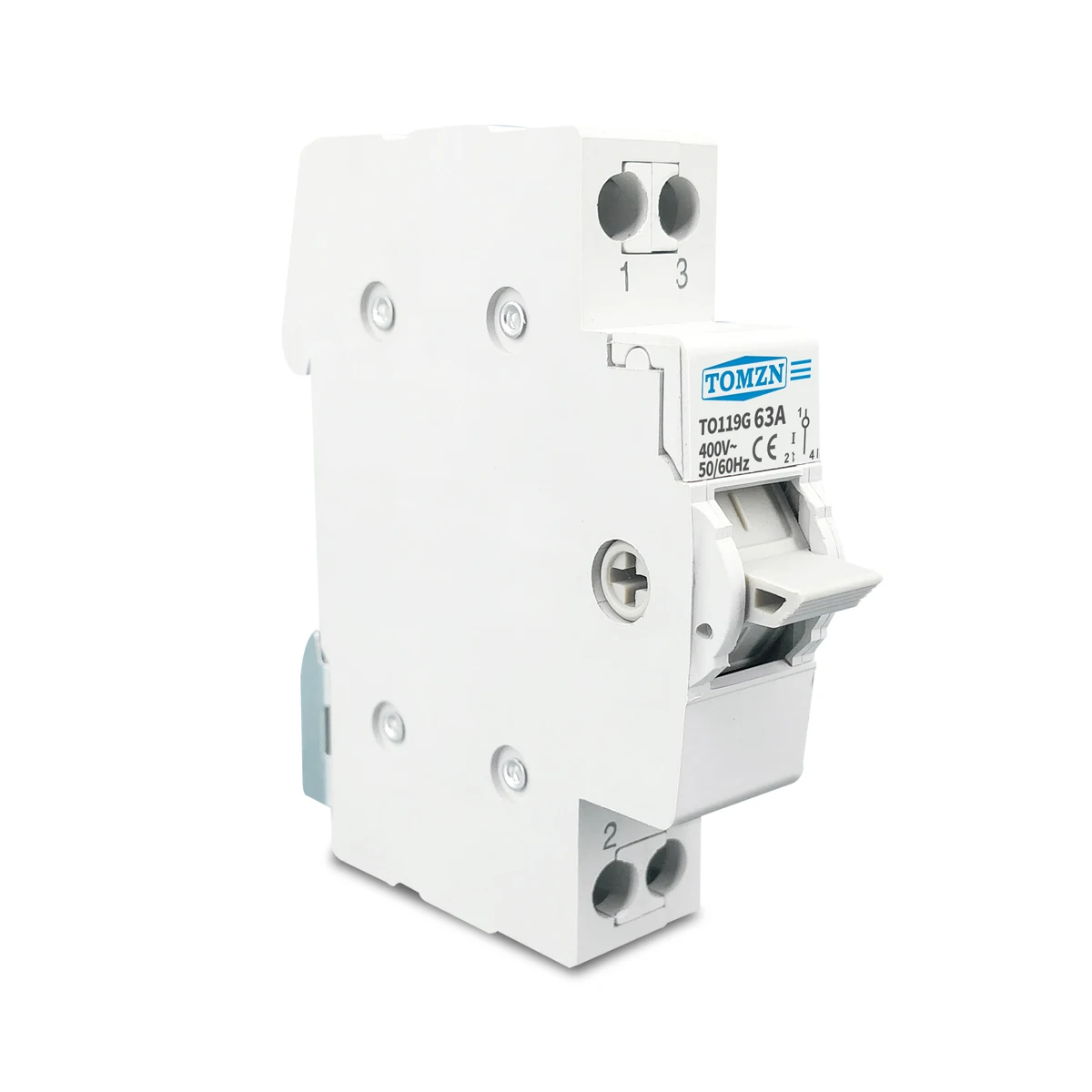 TOMZN 1P 63A MTS Dual Power Manual Transfer Isolating Switch  Interlock Circuit Breaker