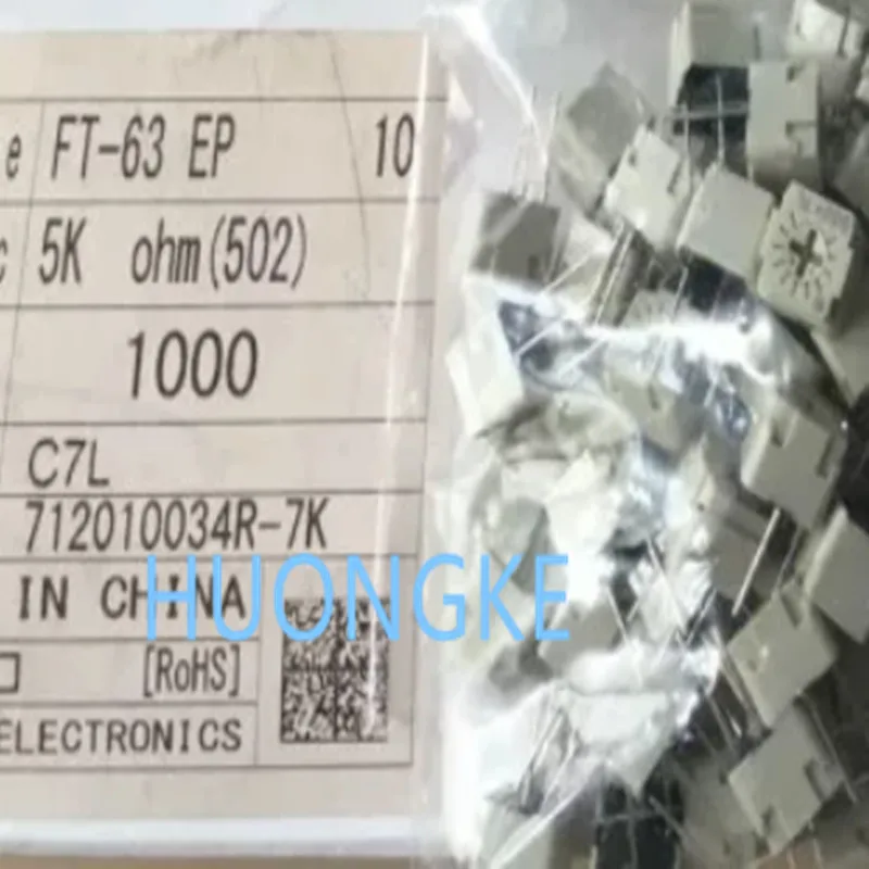 10PCS/LOT FT-63EP 5K Fine tuning Potentiometer 502 Pin IN STOCK
