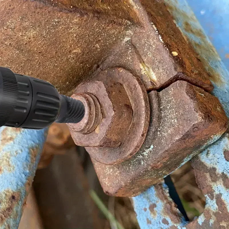 الكروم الموليبدينوم سبائك الصلب مدورة الترباس مزيل عرافة رئيس متعدد سبلاين الترباس النازع مجموعة 10 قطعة المسمار النازع عدة