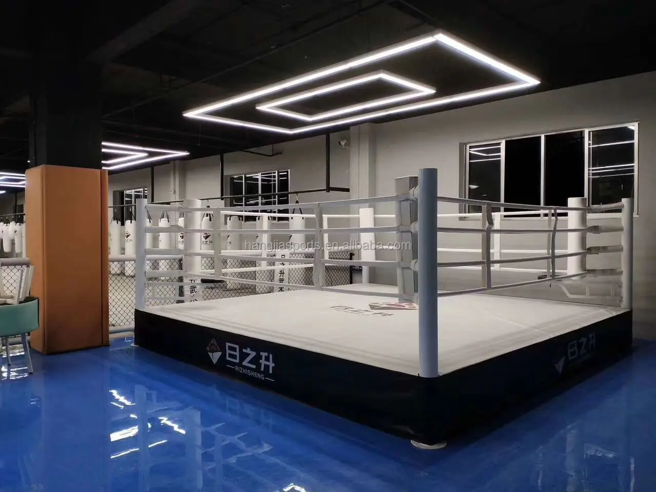 High Quality Strongest Boxing Floor 6m*6m*1m  Mount Rings Boxing Freestanding Floor Rings Boxing for Export