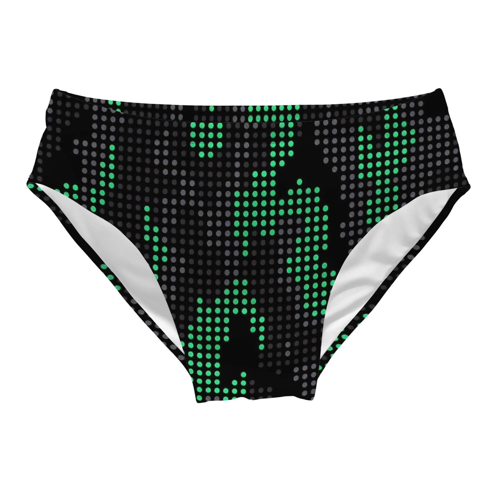 Fluorescent Dot Swim Trunks Lightweight Comfortable Sexy Men's Triangle Swim Trunks Pool Party Beach Vacations Sexy Mens Bikinis