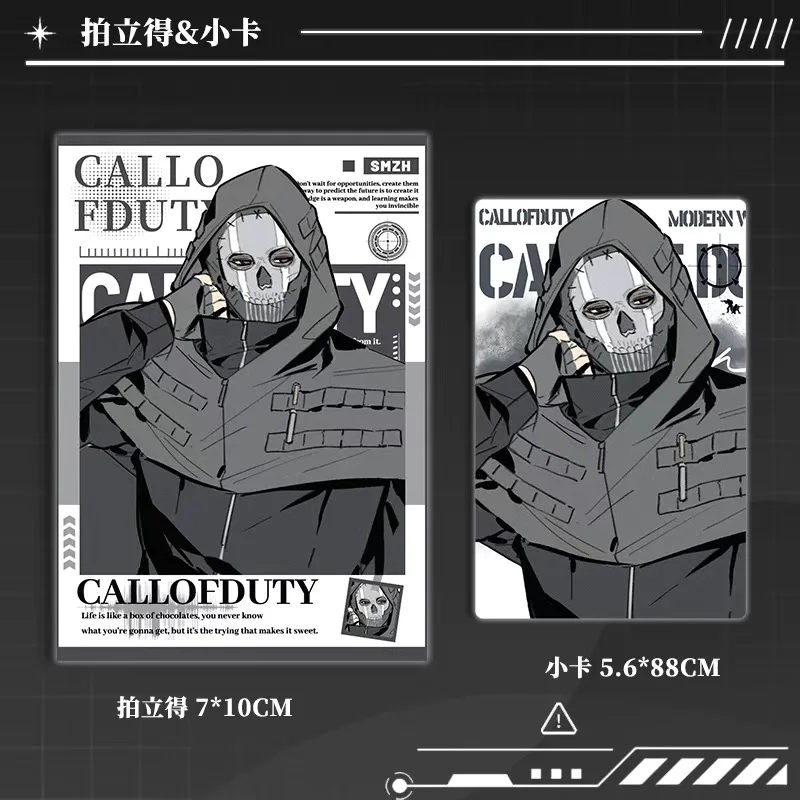 

Ghost keegan Call of Duty аниме Изысканная коллекция декоративных материалов для маленьких карточек