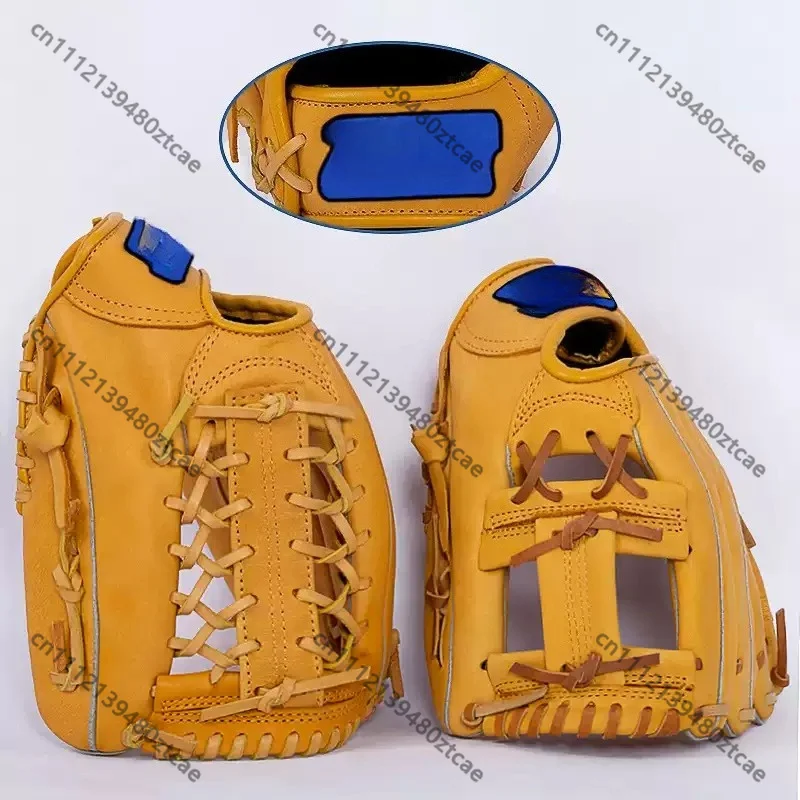 Full Cowhide Leather Baseball Softball Catcher Glove Infield Outfield Glove For Youth Adults Professional Pitcher Training