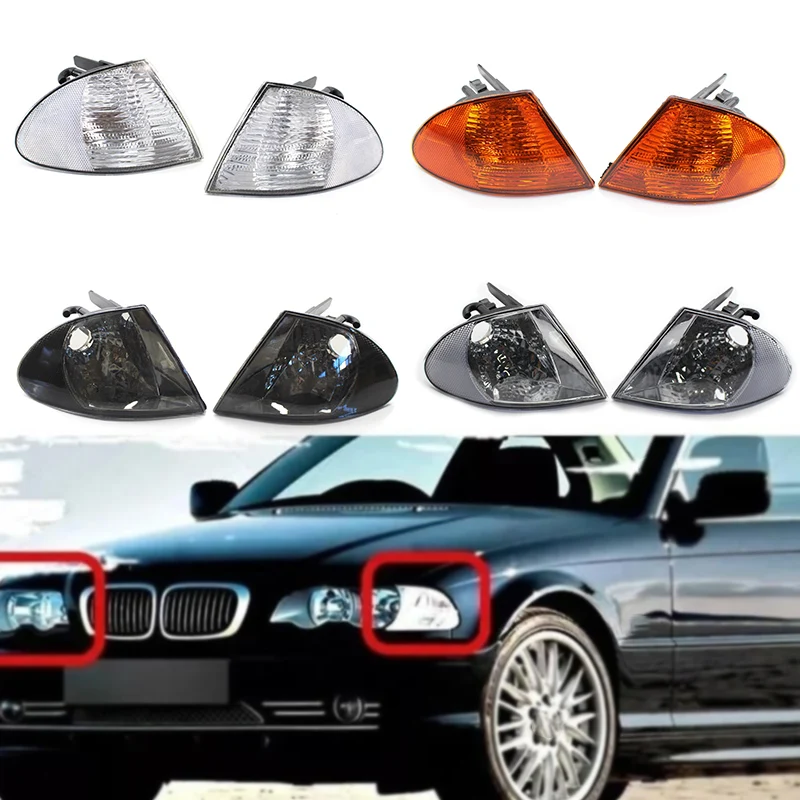 

For BMW 3 Series E46 320i 1998-2001 Car Turn Corner Signal Lights Without Bulb Front Turn Signal Corner Light