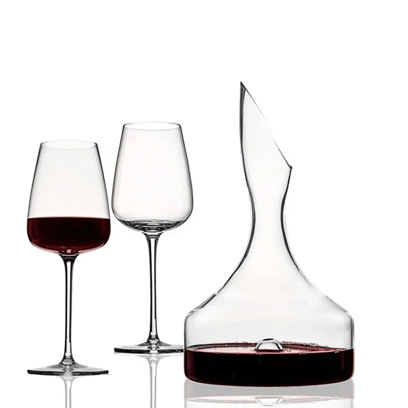 

1500/1750ML Decanter Handmade Red Wine Brandy Champagne Glasses Decanter Bottle Jug Pourer Aerator For Family Bar With Cup