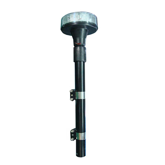 Rotating LED Light Bars for Motorcycle Rear Warning Pole Beacon