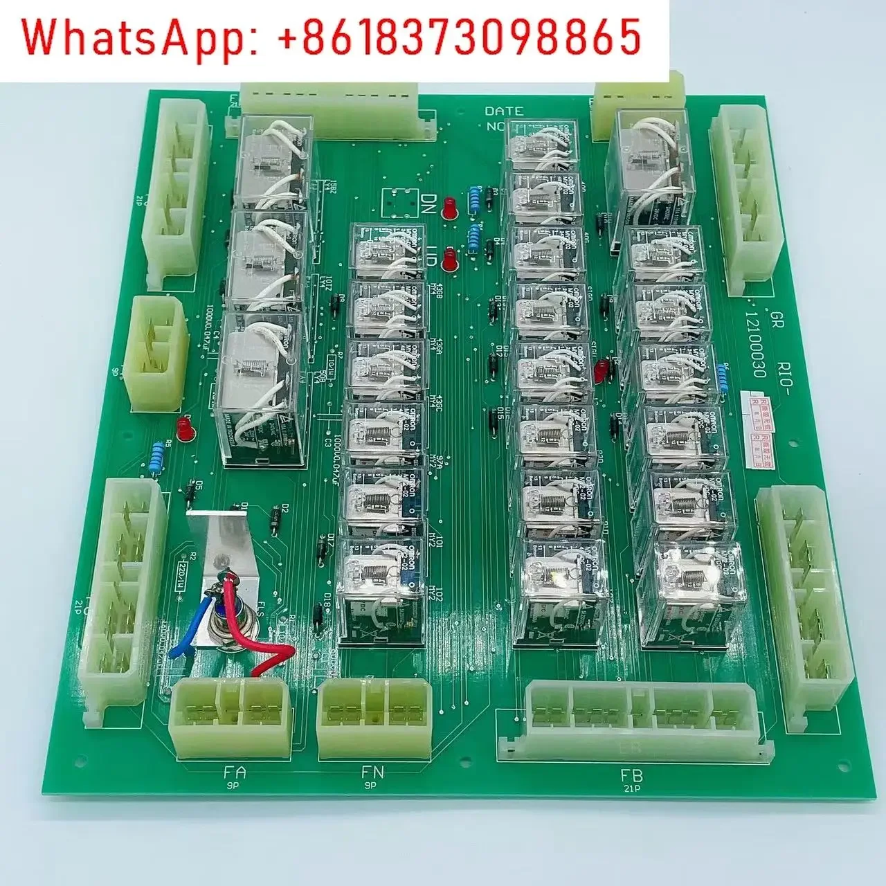 Elevator relay board RIO-12100030 with voice station GR thyristor flying line GVF accessories