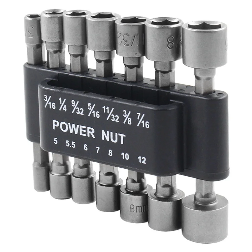 23 قطعة 5-12 مللي متر تنوعا كم أداة الصلب صواميل الطاقة سائق مثقاب الخشب للإصلاحات لتقوم بها بنفسك والاستخدام المهني