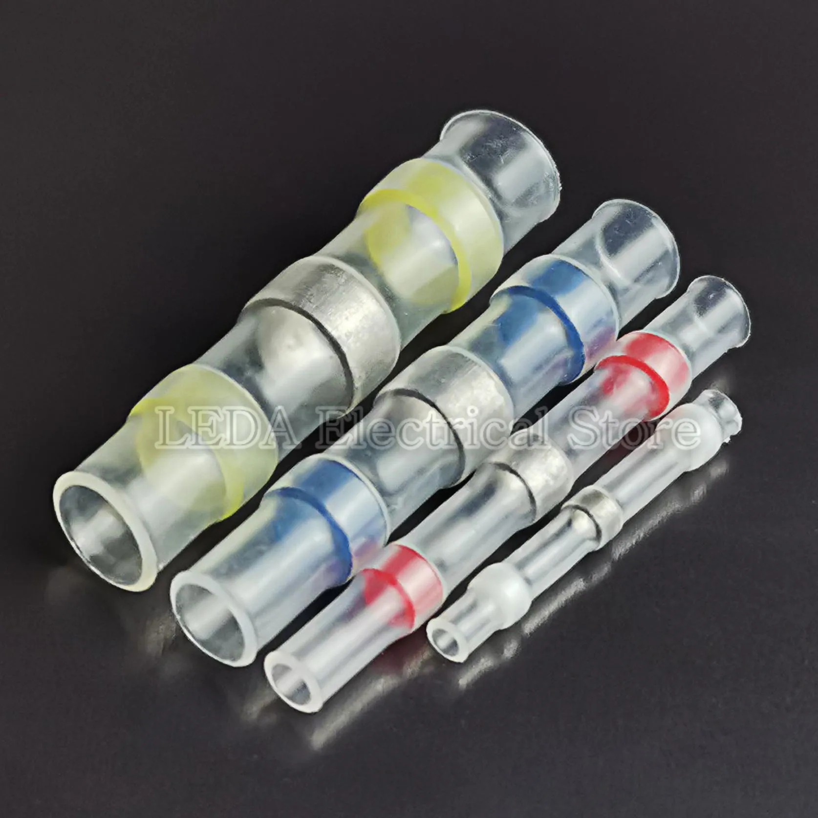 10pcs SST Practical Electrical Waterproof Seal Heat Shrink Butt Terminals Solder Sleeve Wire Connectors