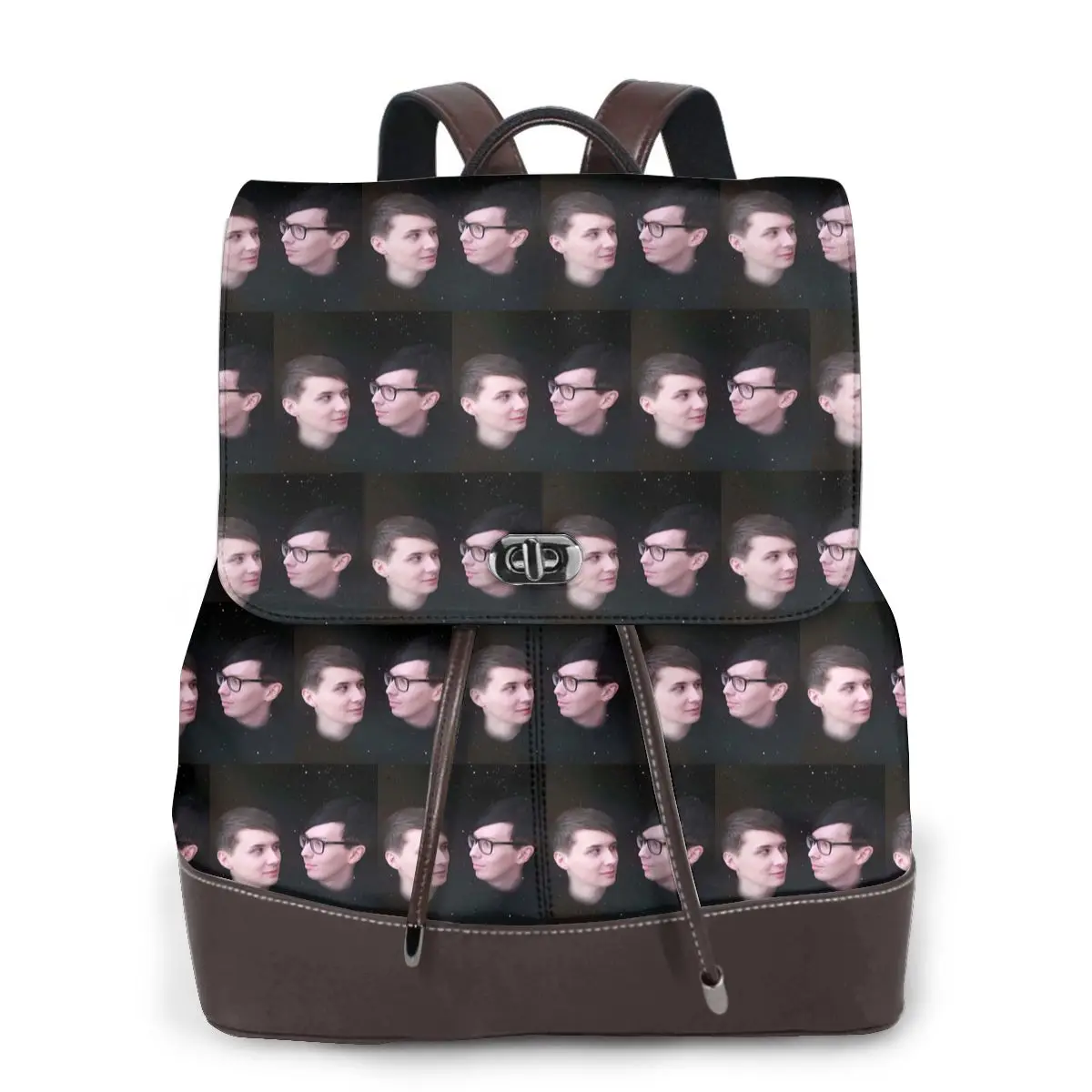 

Dan And Phil - Galaxy Bookbag School Student Bags Hiking Travel Daypack for Women Fashion Derma Backpack